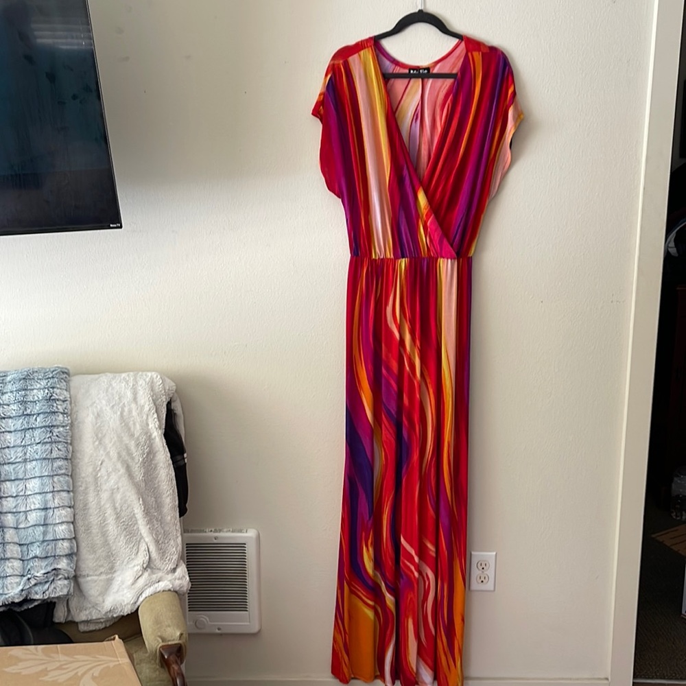 Bella Flore maxi dress, Size 1X